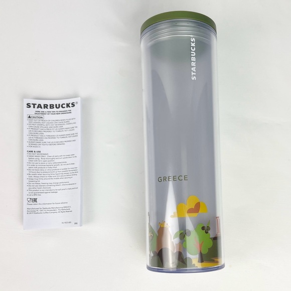 Starbucks Travel Mug 16oz Tumbler You Are Here Series-Greece Brand New - Picture 2 of 6